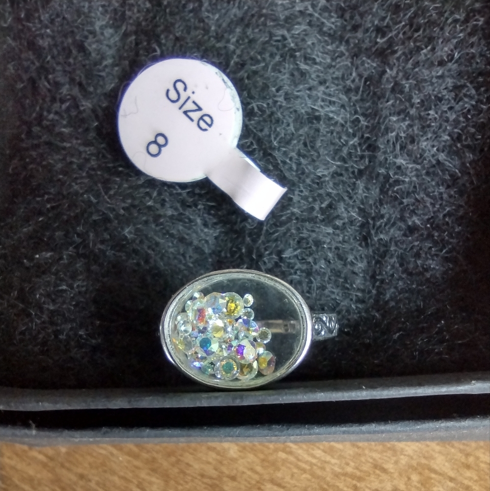 Sterling Silver Shaker Ring Size 8